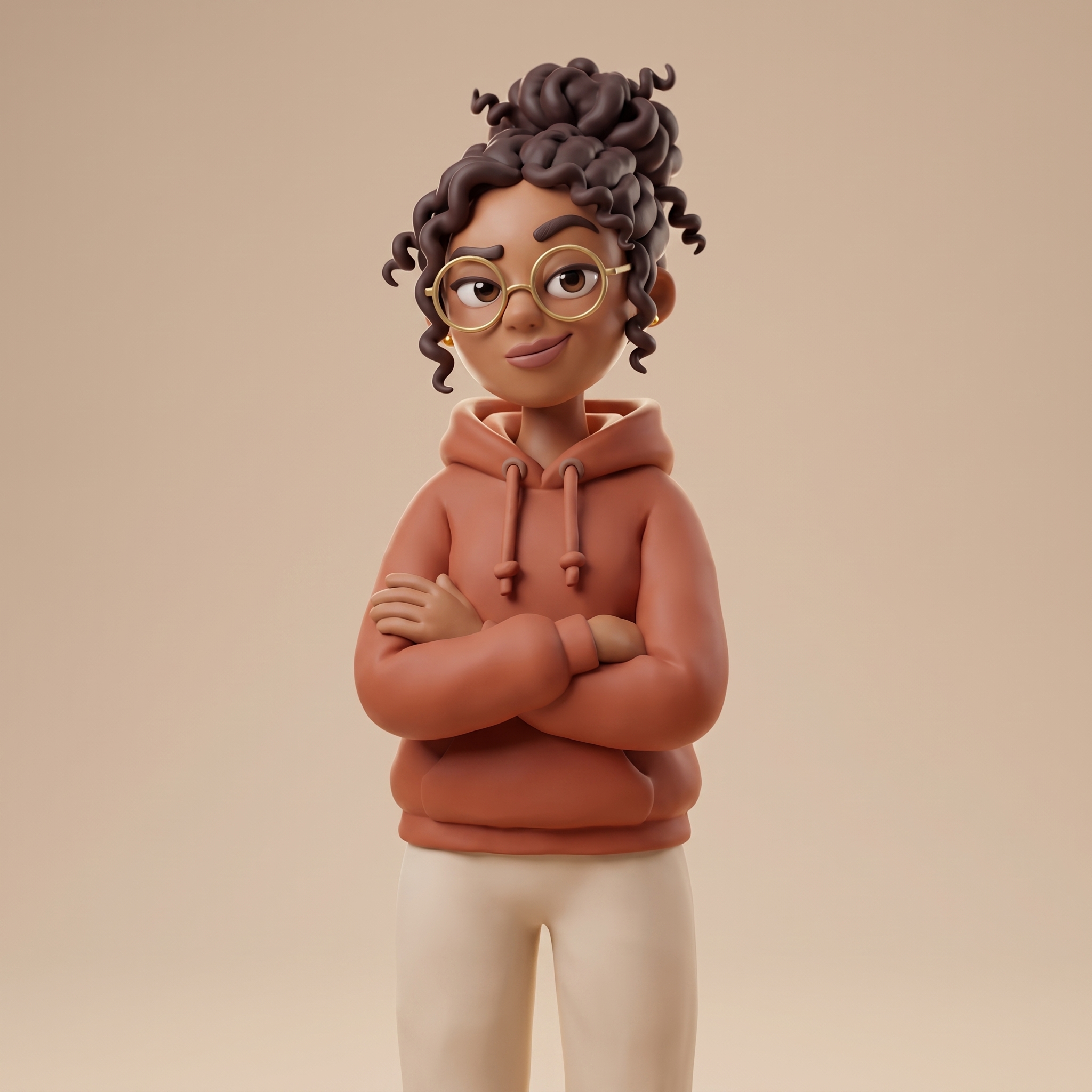 Maya in the Soft 3D style